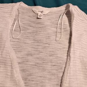 Lovely Off White Terra & Sky Long Sweater Lightweight Women's sz 3X, 34W-26W